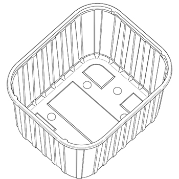 Cesta 500 B9 PET 100 12